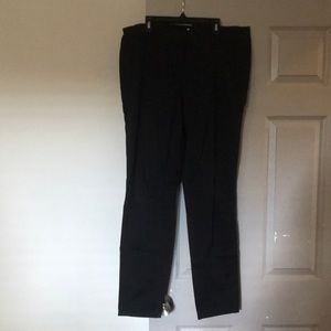 Loft Marisa fit black tall pants